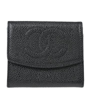 Chanel Black Caviar Coin Purse Wallet