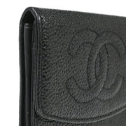 Chanel Black Caviar Coin Purse Wallet