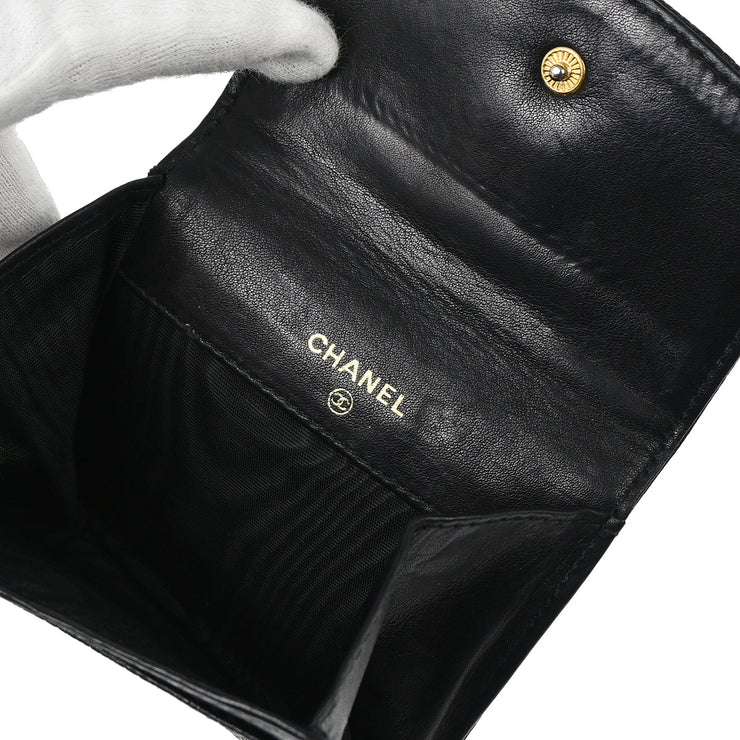 Chanel Black Caviar Coin Purse Wallet