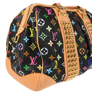 Louis Vuitton 2009 Black Monogram Multicolor Courtney GM Handbag M40261