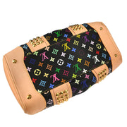 Louis Vuitton 2009 Black Monogram Multicolor Courtney GM Handbag M40261