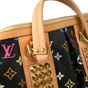 Louis Vuitton 2009 Black Monogram Multicolor Courtney GM Handbag M40261