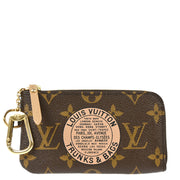 Louis Vuitton 2007 Monogram Pochette Cles T&B Coin Purse Wallet M58025