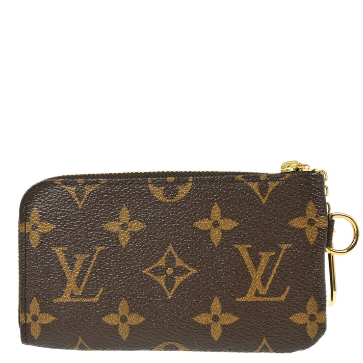 Louis Vuitton 2007 Monogram Pochette Cles T&B Coin Purse Wallet M58025