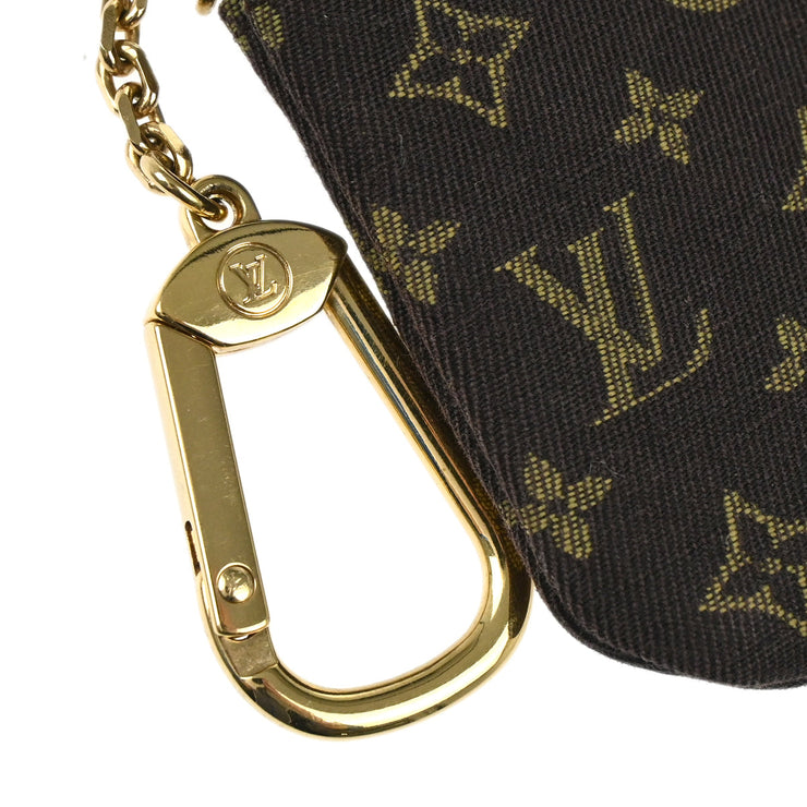 Louis Vuitton 2006 Monogram Mini Lin Pochette Cles Coin Purse M95230