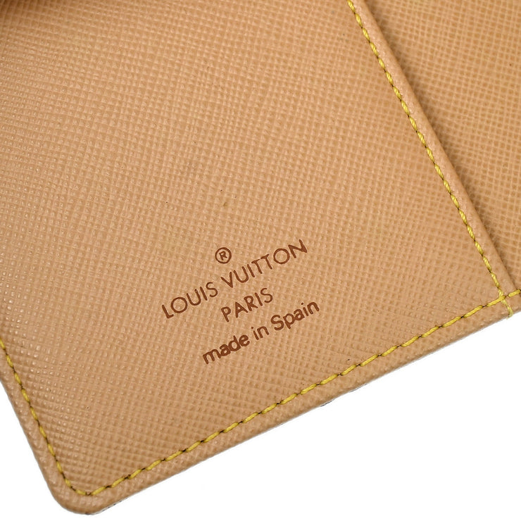 Louis Vuitton 2001 Blue Monogram Mini Agenda PM Note Book Cover R20910 Small Good