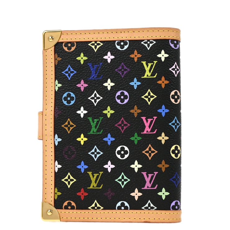 Louis Vuitton 2004 Monogram Multicolor Agenda PM Notebook Cover R20895 Small Good