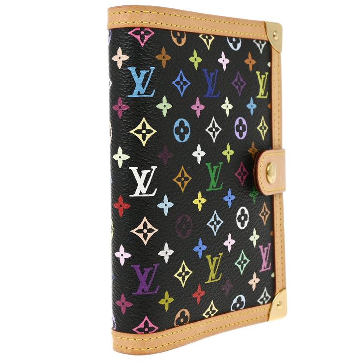 Louis Vuitton 2004 Monogram Multicolor Agenda PM Notebook Cover R20895 Small Good