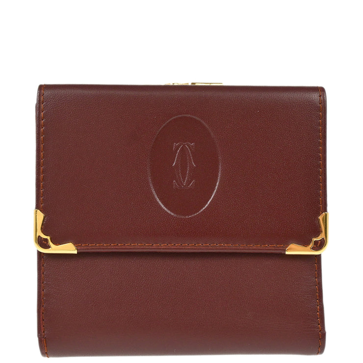 Cartier Bordeaux Bifold Wallet