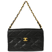 Chanel 2000-2002 Black Caviar Handbag