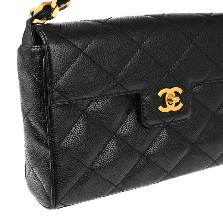 Chanel 2000-2002 Black Caviar Handbag