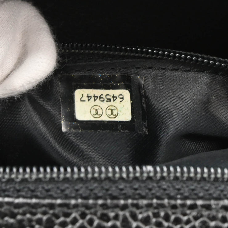 Chanel 2000-2002 Black Caviar Handbag