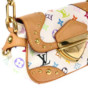 Louis Vuitton 2007 White Monogram Multicolor Marilyn Handbag M40127