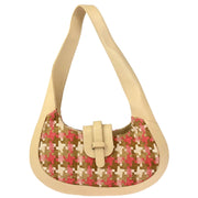 Loewe Beige Canvas Leather Handbag