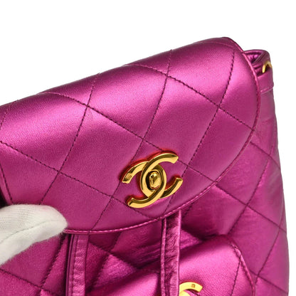 Chanel * Pink Lambskin Duma Backpack Small