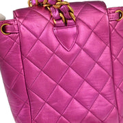 Chanel * Pink Lambskin Duma Backpack Small