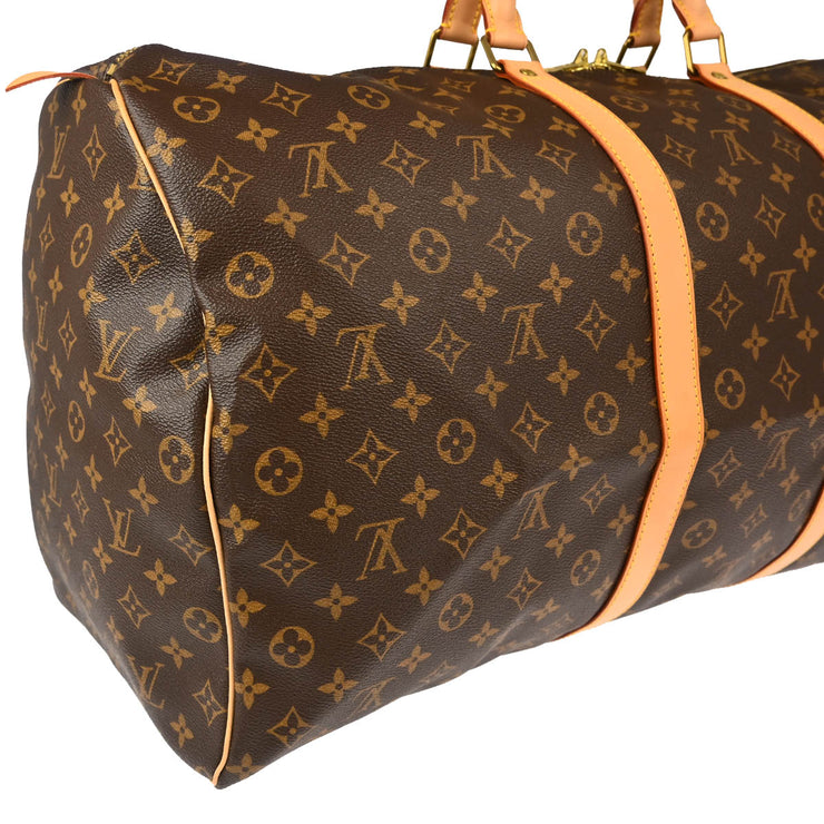 Louis Vuitton 2004 Monogram Keepall 60 Duffle Handbag M41422