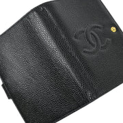 Chanel Black Caviar Note Book Cover Small Good