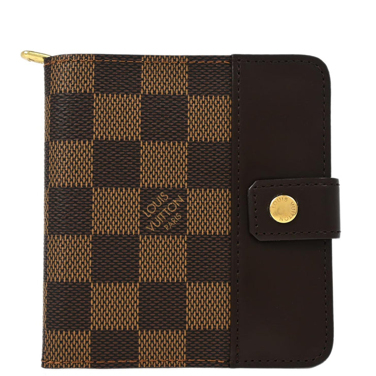 Louis Vuitton 2004 Damier Compact Zip Wallet N61668