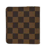 Louis Vuitton 2004 Damier Compact Zip Wallet N61668