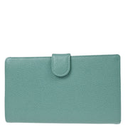 Chanel Green Caviar Long Wallet Purse