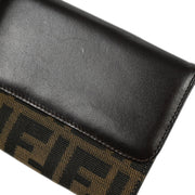 Fendi Brown Zucca Wallet Purse