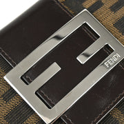 Fendi Brown Zucca Wallet Purse