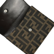 Fendi Brown Zucca Wallet Purse