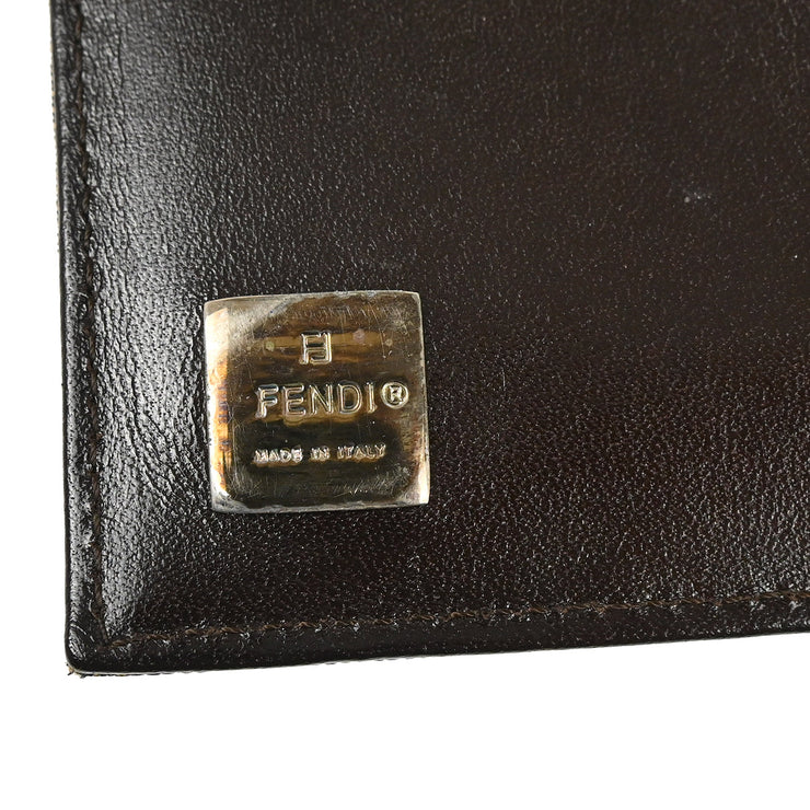 Fendi Brown Zucca Wallet Purse