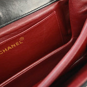 Chanel * 1991-1994 Black Lambskin Clutch Bag