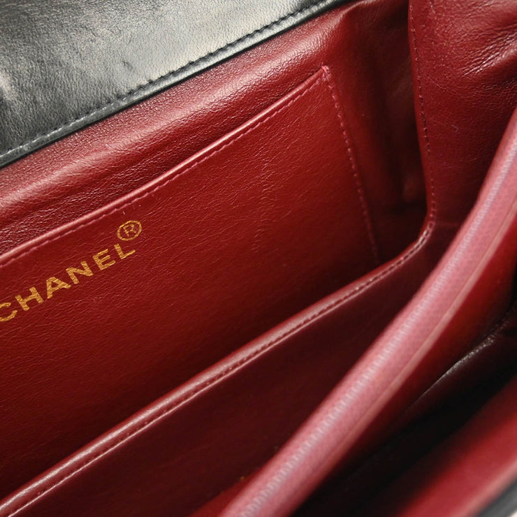 Chanel * 1991-1994 Black Lambskin Clutch Bag