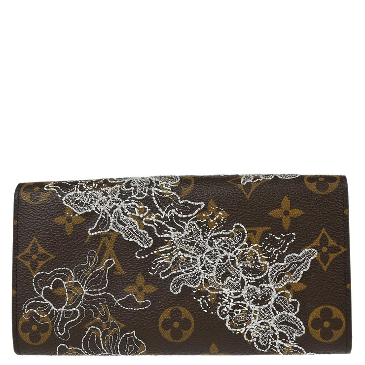 Louis Vuitton 2007 Monogram Dentelle Portefeuille Sarah Wallet M95390