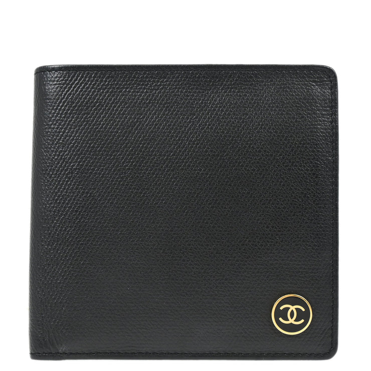 Chanel 2003-2004 Black Caviar Bifold Wallet