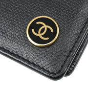 Chanel 2003-2004 Black Caviar Bifold Wallet