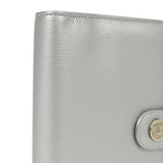 Chanel 2005-2006 Silver Caviar Note Book Cover Small Good