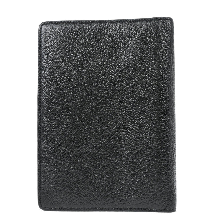 Chanel Black Note Book Cover Small Good