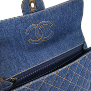 Chanel * Blue Denim Chain Shoulder Bag