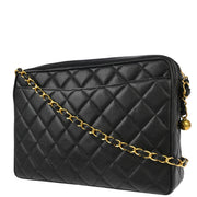 Chanel Black Caviar Chain Shoulder Bag