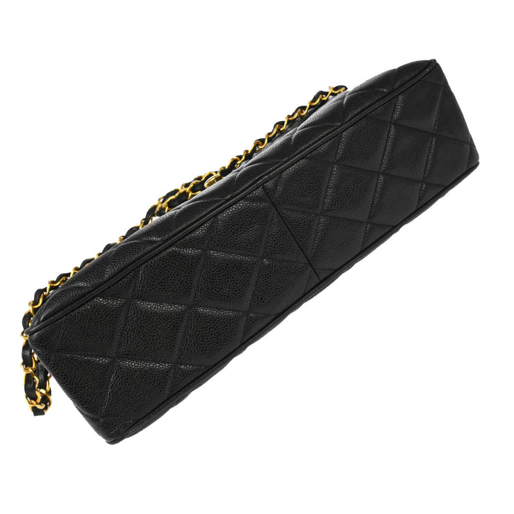 Chanel Black Caviar Chain Shoulder Bag