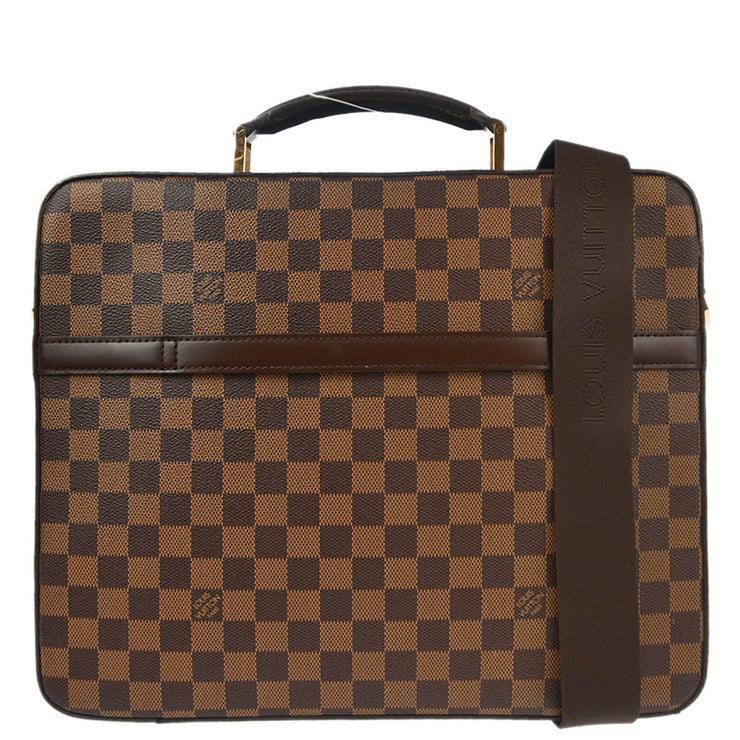 Louis Vuitton Damier Porte Ordinateur Savana Laptop Bag N53355