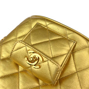 Chanel * 1991-1994 Gold Lambskin Duma Small Backpack