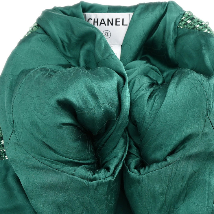 Chanel 2006 Single Breasted Jacket Green #38