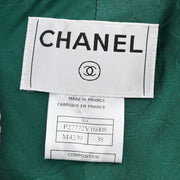 Chanel 2006 Single Breasted Jacket Green #38