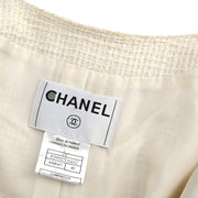 Chanel 2007 Collarless Jacket White #40