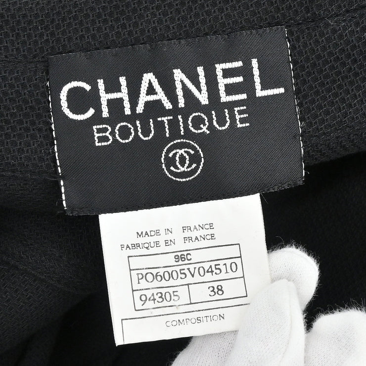 Chanel 1996 Coat Black #38