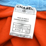 Chanel 2002 Zip Up Jacket Orange #40