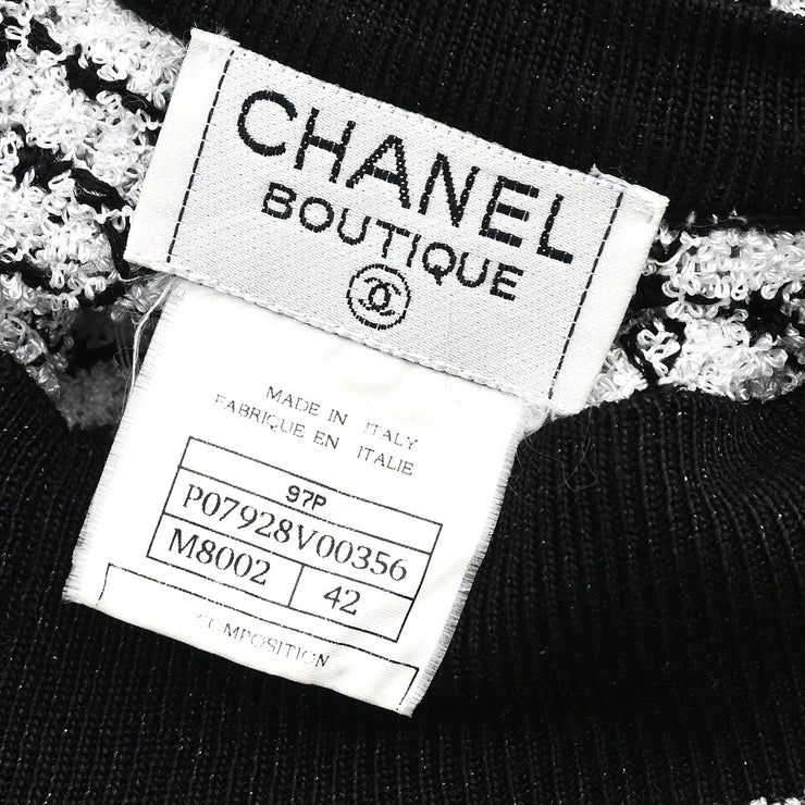 Chanel 1997 Vest Sweater Top White #42