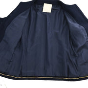 Chanel 1996 Collarless Jacket Navy #38