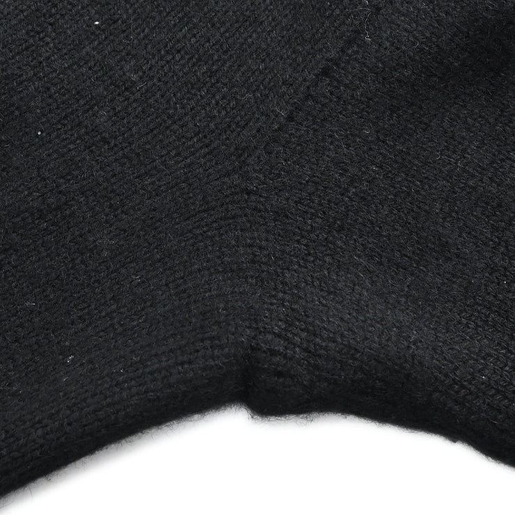 Chanel 1996 Sweater Knit Top Black #42