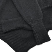 Chanel 1996 Sweater Knit Top Black #42